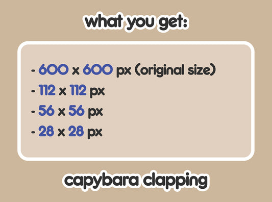 Capybara Clapping