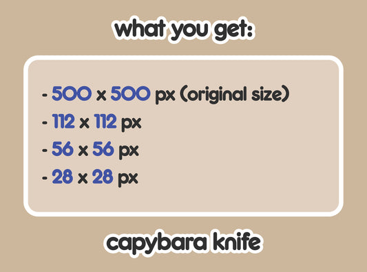 Capybara Evil Knife Stabbing