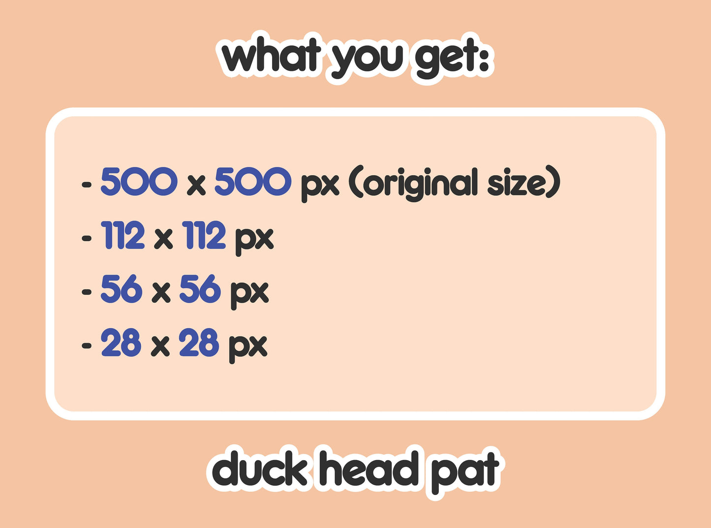 Duck Head Pat