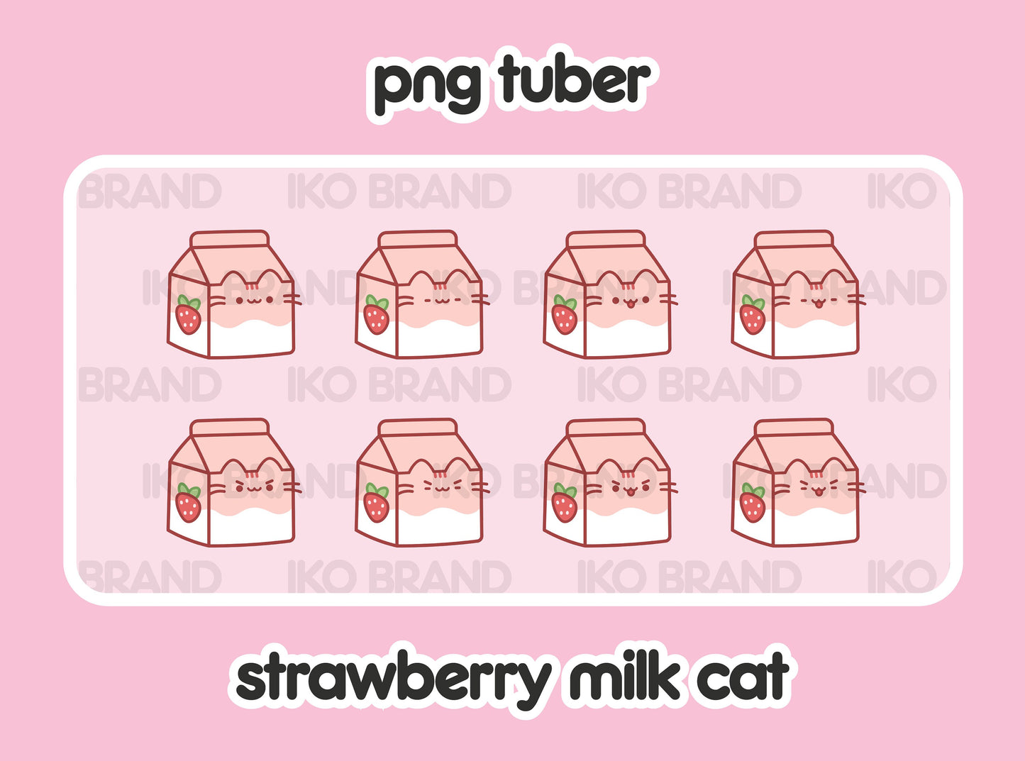 Strawberry Milk Cat
