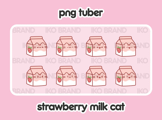 Strawberry Milk Cat
