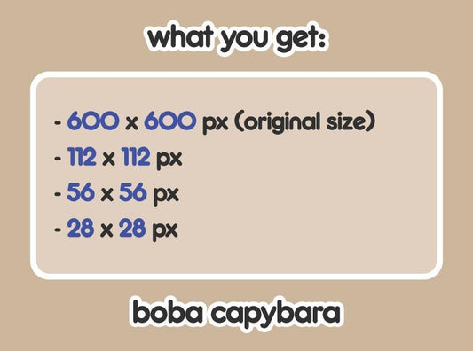 Capybara Boba