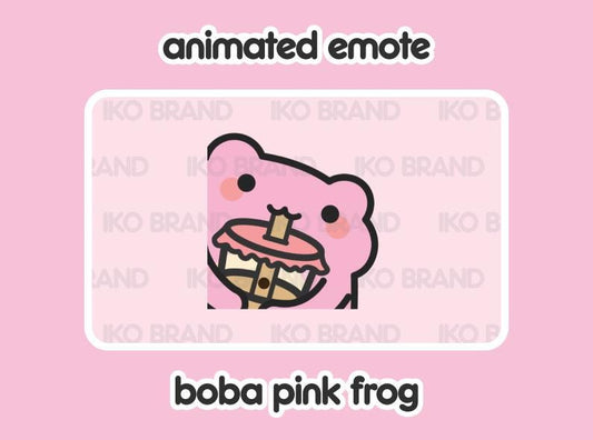 Pink Frog Boba