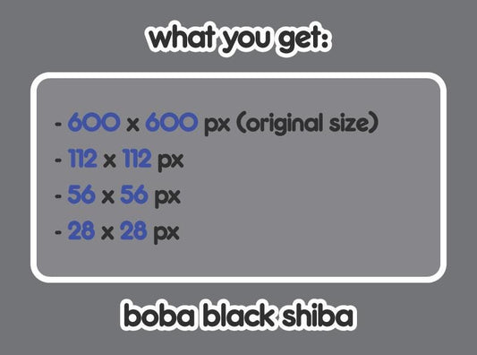 Black Shiba Boba