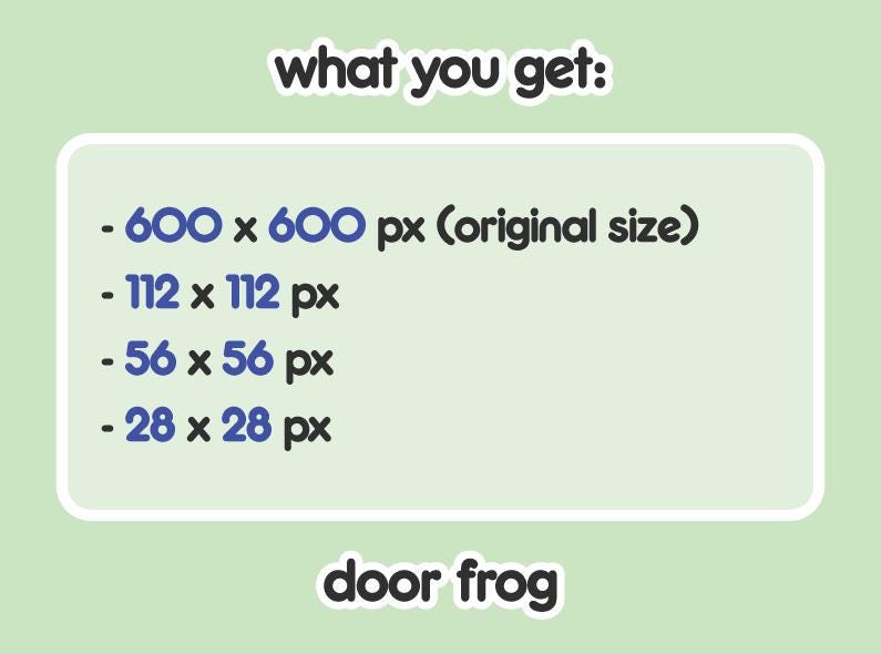 Frog Door Leaving
