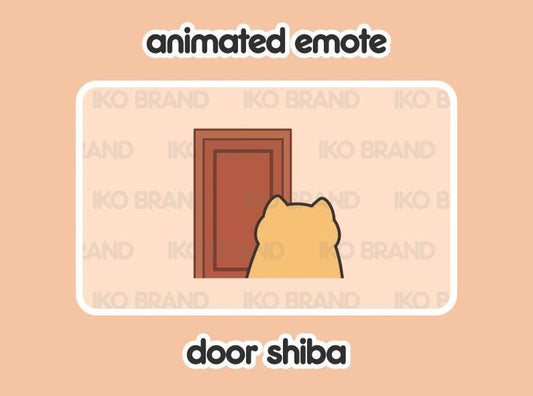 Shiba Door Leaving