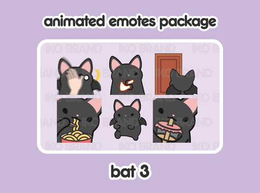 Bat Animated Emotes 3