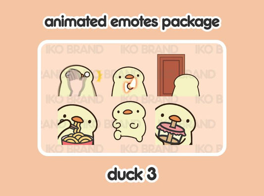 Duck Animated Emotes 3