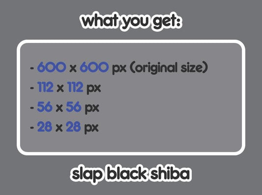 Black Shiba Slap