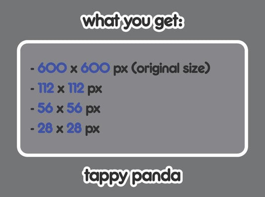 Panda Tippy Taps