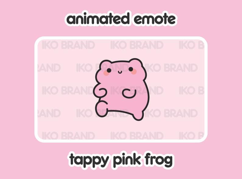 Pink Frog Tippy Taps