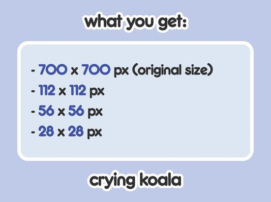 Crying Koala
