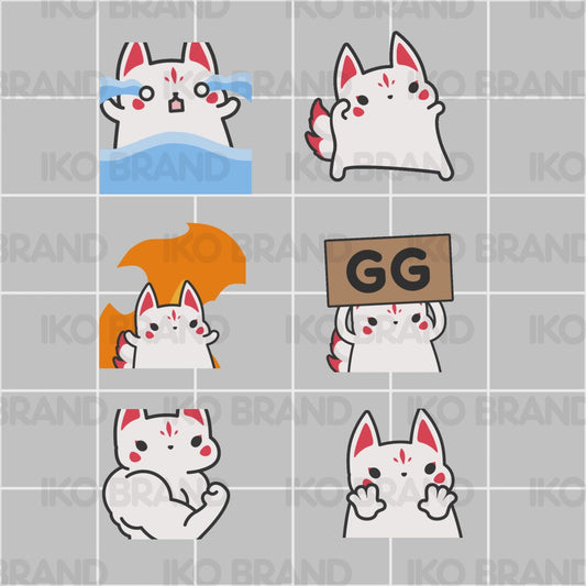 Kitsune Animated Emotes 1